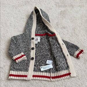 Roots Black and Cream Kids Jacket